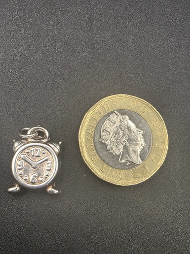 Vintage sterling silver alarm - silver,