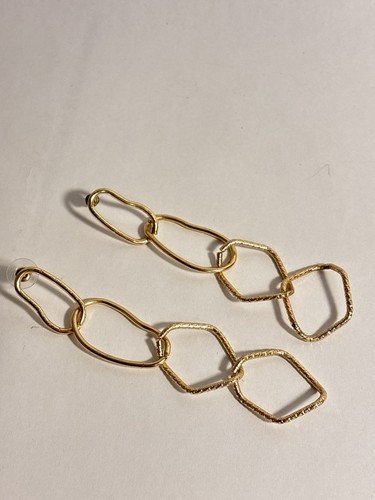 Quadangle dangle gold - quadangle, gold-toned