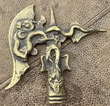decorative cast brass battle