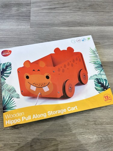 Bee smart wooden hippo - bee,