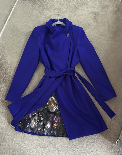Ted baker coat wool blend - baker,