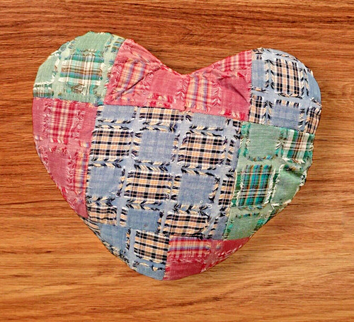 Large heart shaped - shaped, patchwork