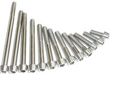 M10 X 1.25 X 100 FINE PITCH TITANIUM TAPER SOCKET CAP HEAD BOLT GR5 Ti Race spec