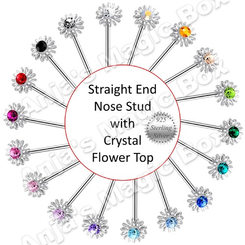 3mm flower crystal - top, nose