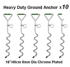 10 x screw in anchor stake for