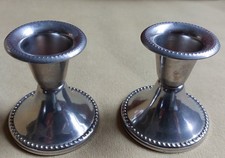 Pair Of Vintage Silver Tone