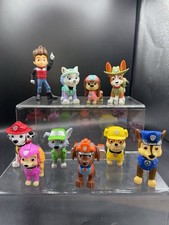 Paw Patrol Full Set Of Pup Toy Figures Plus Ryder, Liberty, Tracker & Everest