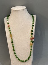 Natural Green Agate Long