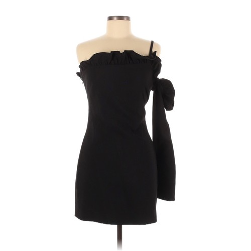 Likely black one sleeve - sleeve, ruffle
