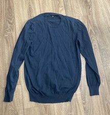 Barbour Men’s Sweater Blue Round Neck Pullover Jumper  Size M