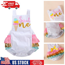 Baby Girls Ice Cream Romper