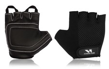 WEIGHT LIFTING GLOVES GYM LEATHER TRAINING CROSSFIT EXERCISE BODYBUILDING GLOVES