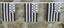 Brittany flag bunting 6m - flag,