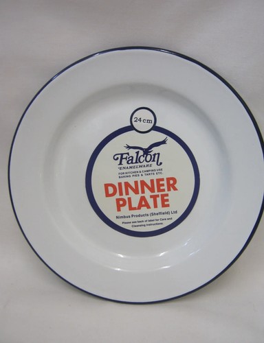 Falcon white enamel round - white,