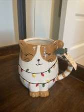 Christmas Cat Coffee Cup Mug