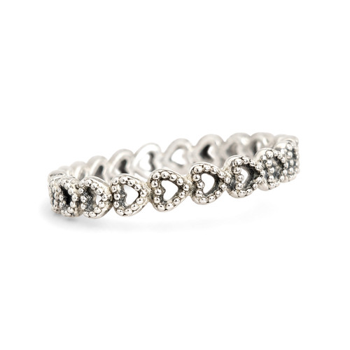Pandora authentic beaded heart - pandora,