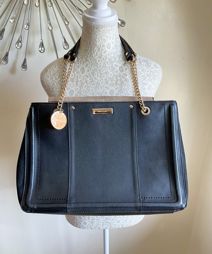 River island large black faux - river,