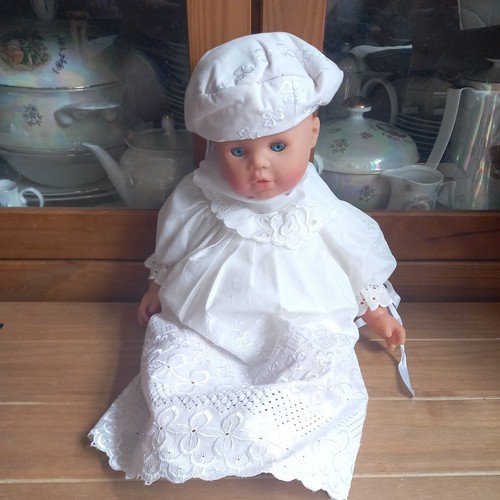 Large christenning baby doll - christenning,