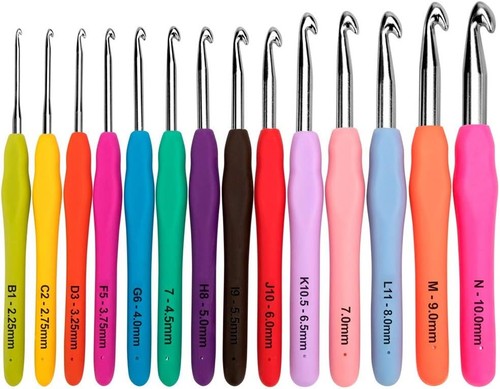 Crochet hooks set - set, amour