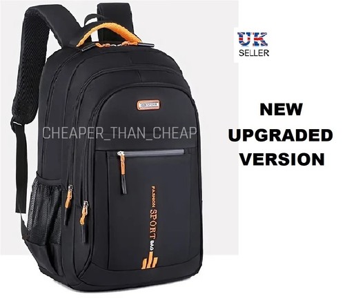 Black backpack rucksack large - black,