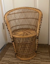 Vintage Peacock Chair