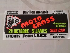 Antique Moto Cross Sticker