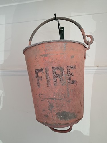 Antique red galvanised - , fire
