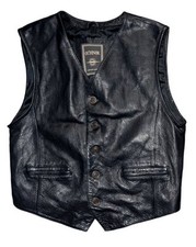 Ochnik leather vest men - leather, men's