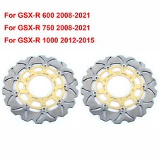 For Suzuki GSXR 600 750 2008-2019 2009 2010 2011 2012 Gold Front Brake Discs