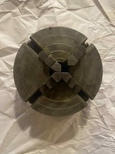 Atlas 6" 4-Jaw Chuck 1.5"x8 tpi w Adaptor 1"x12tpi Fit Drummond B Myford M-Type