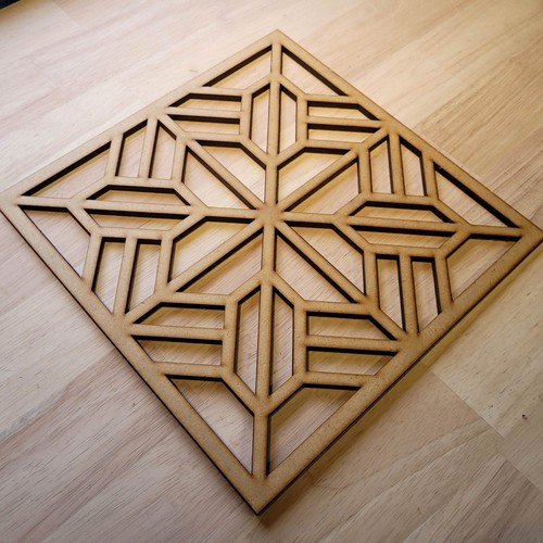 Art deco trellis decorative - art,