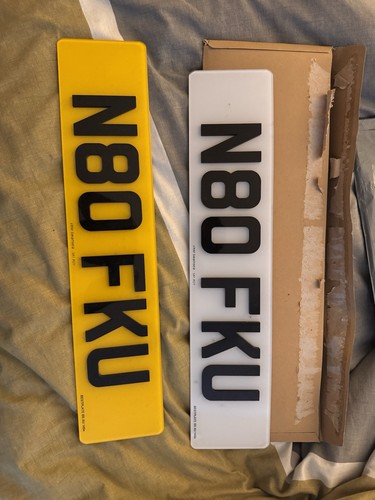 Private plate number - private, with
