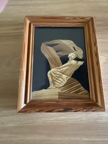 Vintage polish straw - straw, marquetry