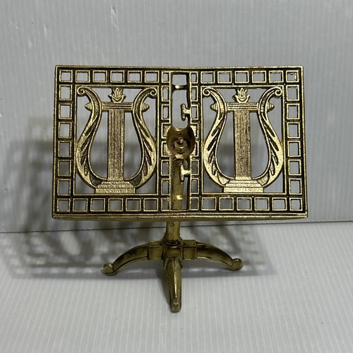 Vintage small mini brass music - small,