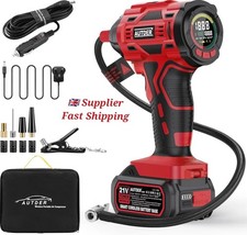 AD380 Cordless Tire Inflator - Quick Inflate for Cars, Motorcycles & Bicycles