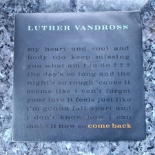 Luther Vandross - Come Back /