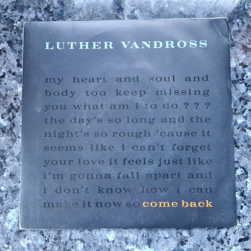 Luther vandross come back - back, /