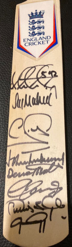 England cricket mini bat