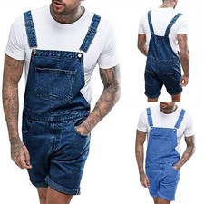 Mens Denim Dungaree Overalls