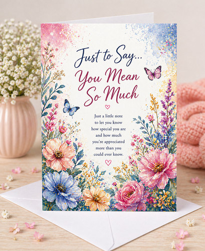 You mean much card - you,