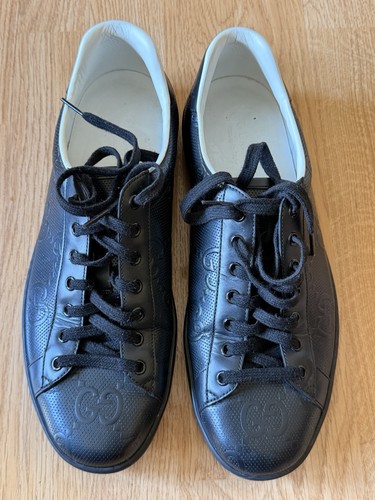 Gucci mens black leather - gucci,