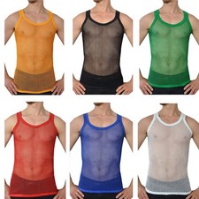 Mens Vest T-Shirt 100% Cotton