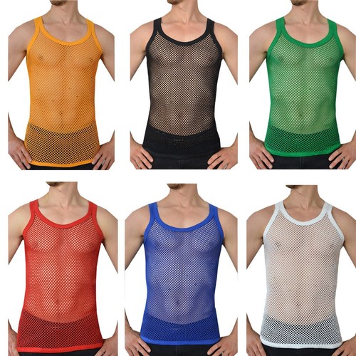 Mens vest shirt - t-shirt, cotton
