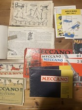 Bundle Of Vintage Meccano Catalogues,Instructions And Leaflets