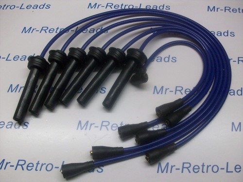 Blue 8mm performance leads - blue,