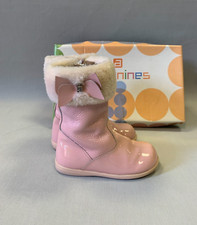 Andanines girls leather boots pink, size 5 Junior EU22- designer, quality shoes