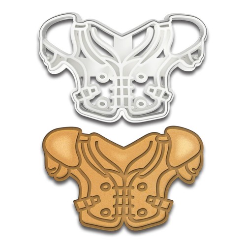 Football shoulder pads cookie - football,