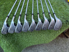 SLAZENGER BIG EZEE IRON WOOD HYBRID IRON SET. 3 To SW. COMBO FLEX GRAPHITE