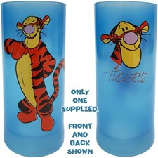 Disney Store Tigger Blue Glass