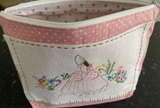 Handmade Makeup Bag, Recycled